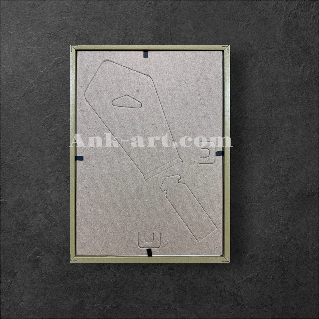 Фоторамка "небесно блакитна". Середнiй профіль 17 мм (ПШ).