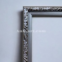 Фоторамка "срiбна з вiзерунком". Середнiй (ПШ) профіль 19 мм.