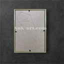 Фоторамка "небесно блакитна". Середнiй профіль 17 мм (ПШ).