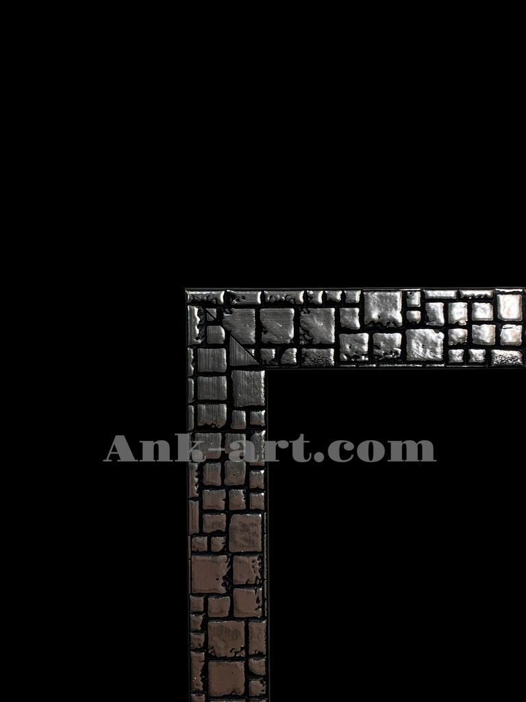 Рамка-026-1 "Структурне срібло". Вузький (У) профіль 16 мм. 