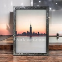 Рамка-026-1 "Структурне срібло". Вузький (У) профіль 16 мм. 