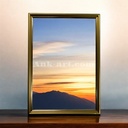 Рамка-011-2 "Золота з кантом". Вузький (У) профіль 15 мм.