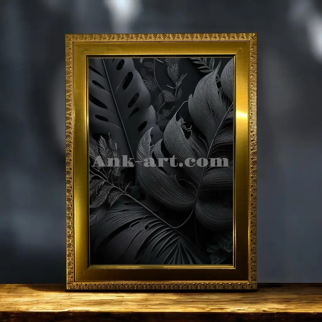 Рамка-108 "Золота з кантом та візерунком". Широкий (Ш+) профіль 30 мм. (Картон без ніжки з підвісами, 9х13)