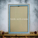 Рамка-071 "Блакитна з вiзерунком". Середнiй (ПШ) профіль 22 мм.