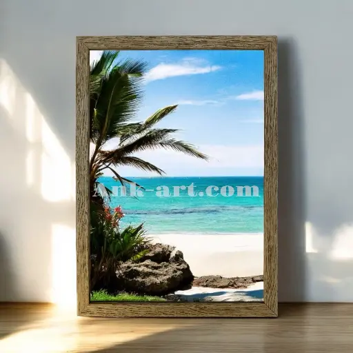 Рамка-016-3 "Світле дерево". Вузький (У) профіль 16 мм